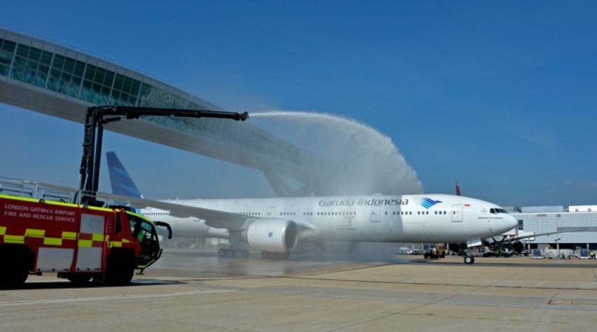 Foto (c) Garuda Indonesia Garuda Indonesia London Gatwick