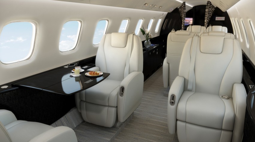 Foto (c) Embraer Legacy 650 cabine