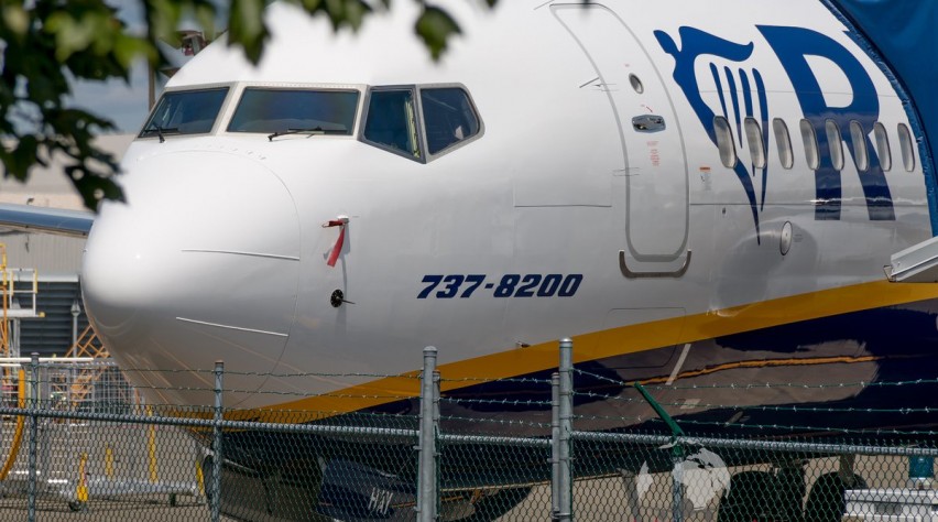 Foto (c) Woodys Aeroimages/Twitter 737-8200 Ryanair MAX