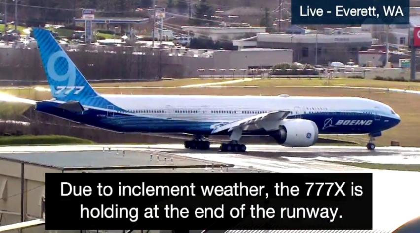 Foto (c) Boeing Boeing 777-9 livestream