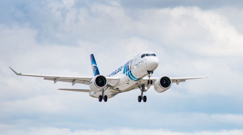 Foto (c) Airbus Egyptair Express Airbus A220-300