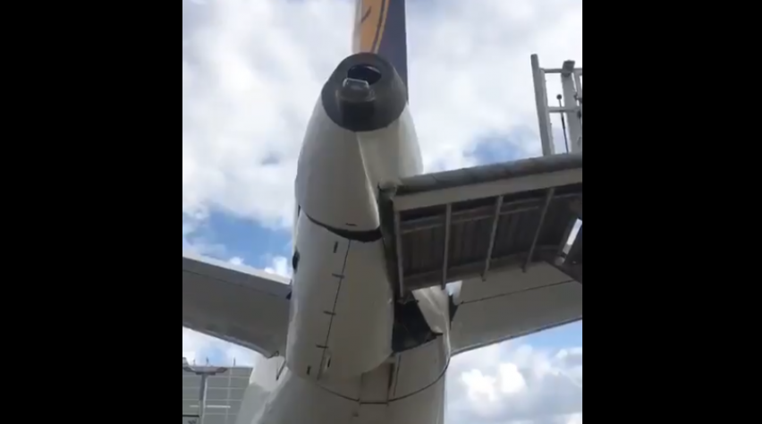 Foto (c) Aeronews/Twitter Lufthansa A319