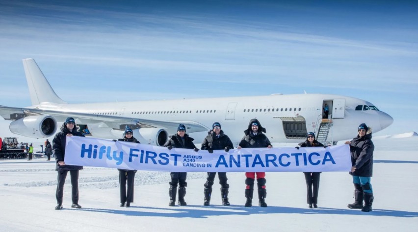 HiFly A340 Antarctica