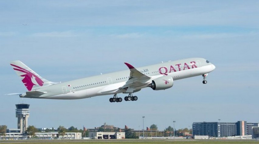 a350, xwb, qatar airways, airbus, testvlucht