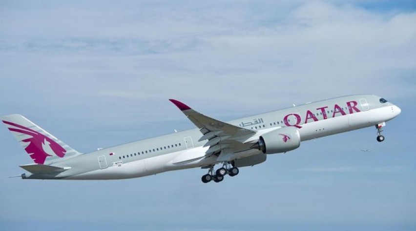 Foto (c) Airbus a350, xwb, qatar airways, airbus, testvlucht