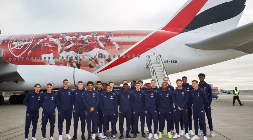 Foto (c) Emirates Emirates Airbus A380 Arsenal