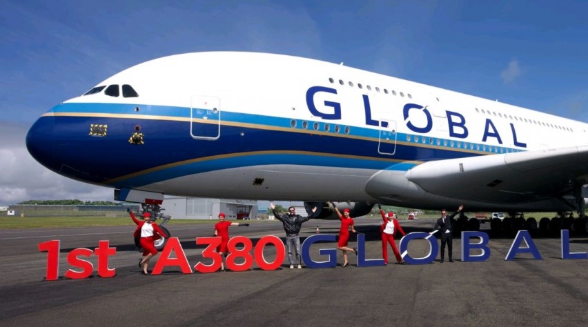 Foto (c) Global Airlines A380 Global Airlines