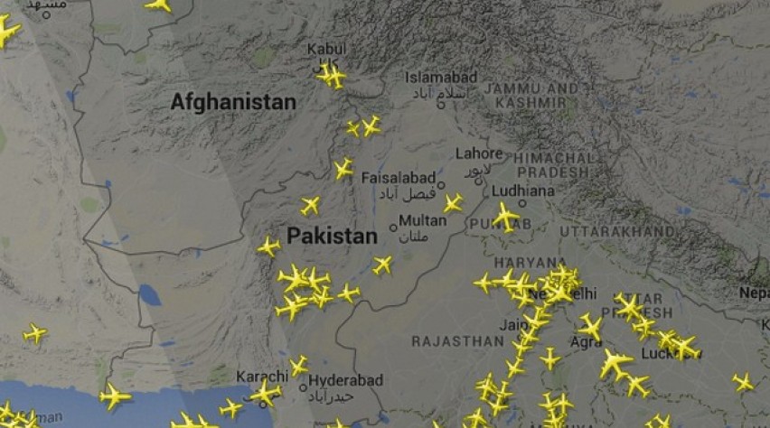 Afbeelding (c) Flightrdar 24