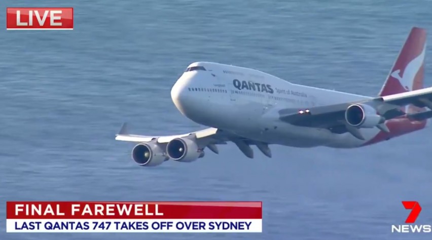 Qantas 747 laatste vlucht
