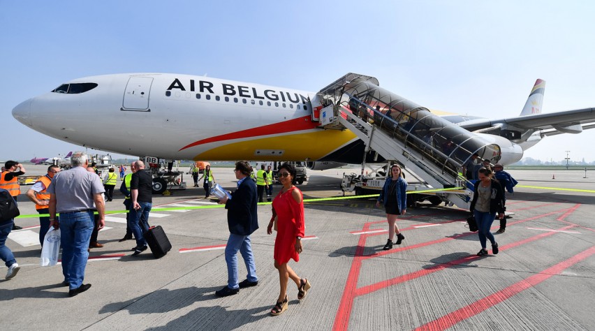 Foto (c) Luc Barry Air Belgium A340