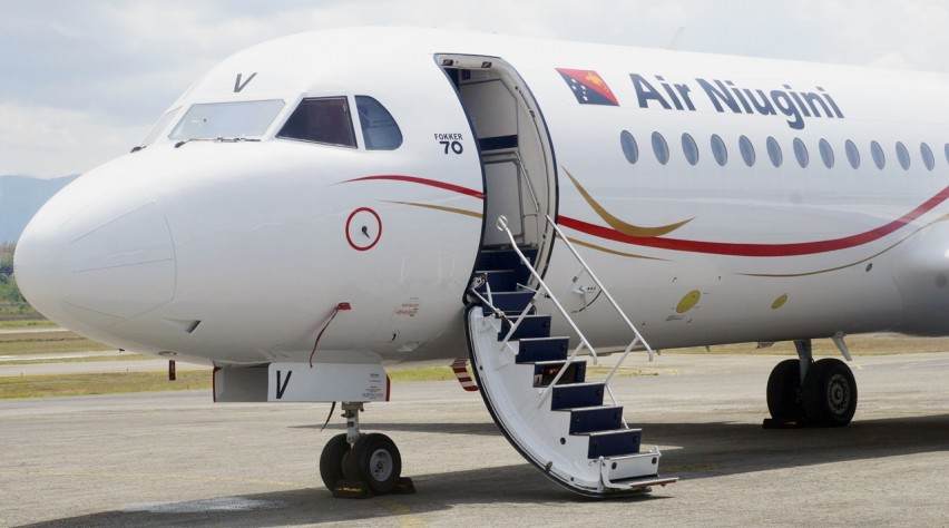 Foto (c) Air Niugini Air Niugini Fokker 70