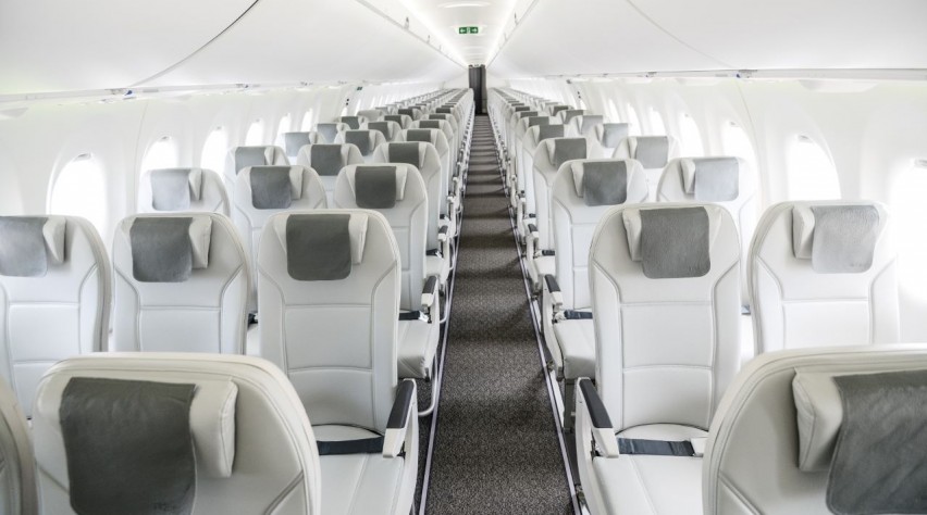 Foto (c) AirBaltic AirBaltic A220 cabine