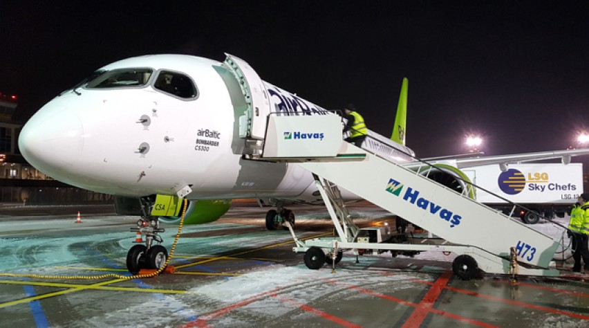 Foto (c) Reismedia air baltic bombardier cs300