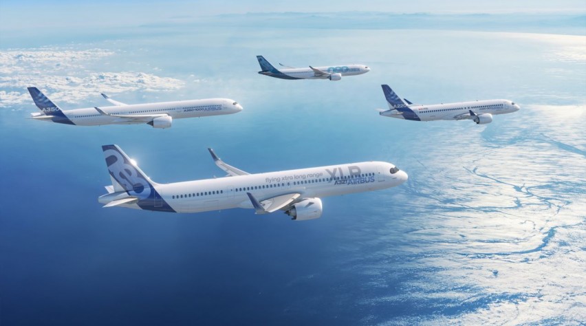 Foto (c) Airbus Airbus-familie formatievlucht