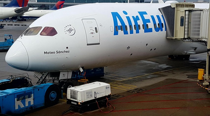 Foto (c) Reismedia Air Europa Boeing 787-9 op Schiphol