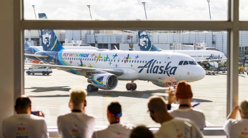 Foto (c) Alaska Airlines Alaska Airlines Pride A320