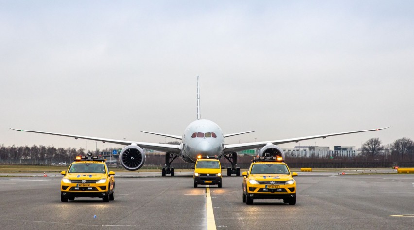 Foto (c) American Airlines American Airlines 787 Schiphol