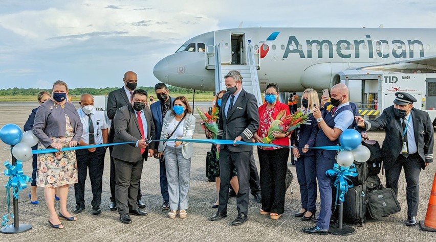 Foto (c) Johan Adolf Pengel International Airport Paramaribo American Airlines