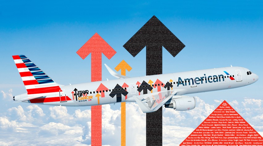 Foto (c) American Airlines American Airlines A321 cancer