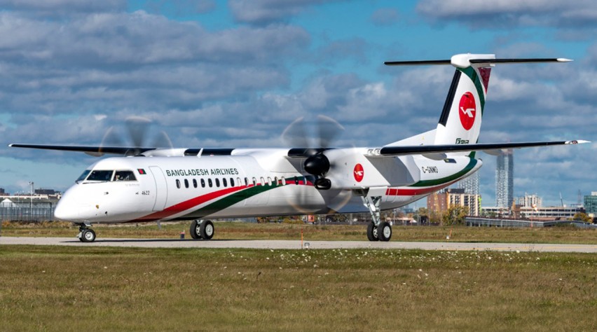 Foto (c) De Havilland Canada Biman Bangladesh Airlines q400