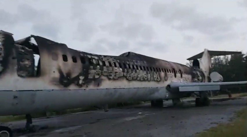 Foto (c) Aviation Mex/Twitter Boeing 727 brand Tampico