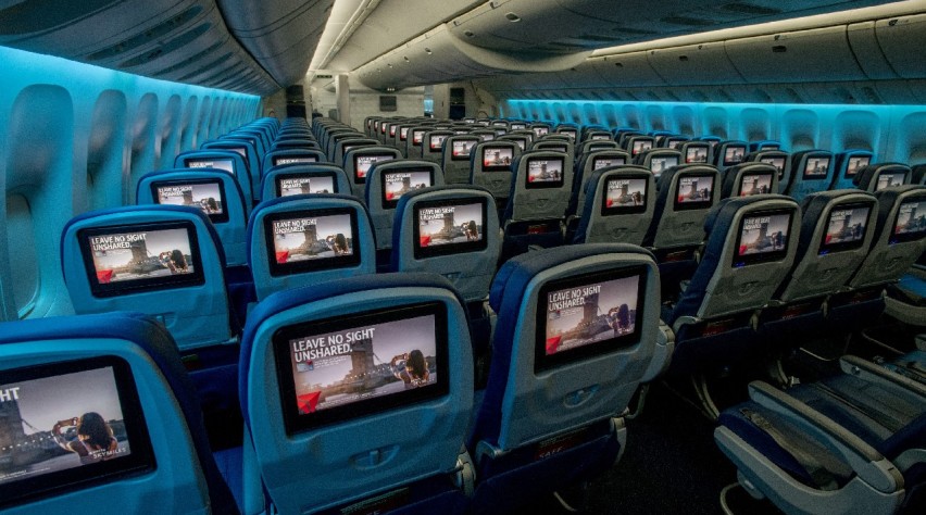 Foto (c) Delta Nieuwe Delta Boeing 777 Cabine