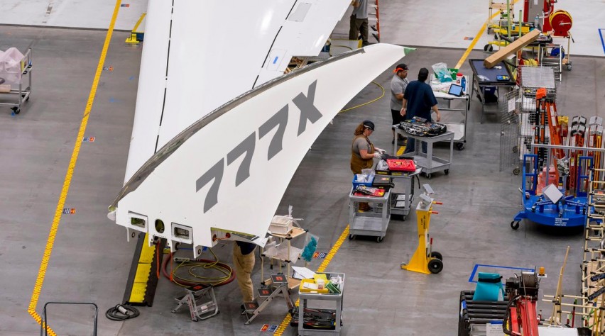 Foto (c) Boeing Boeing 777X opvouwbare wingtip
