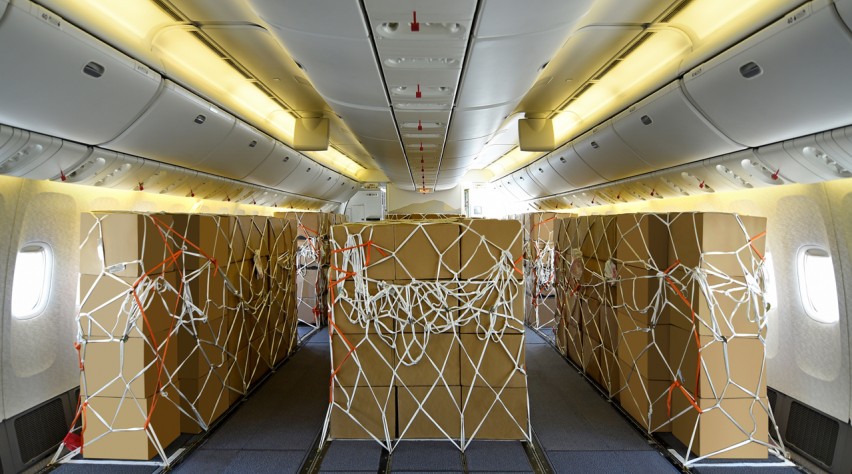 Foto (c) Emirates Emirates cargo-in-cabin