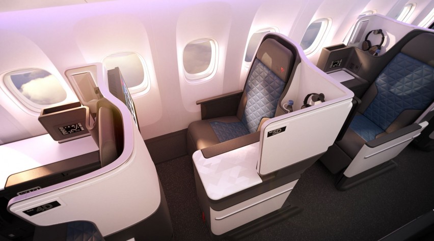 Foto (c) Delta Air Lines Boeing 767-400 Business Class