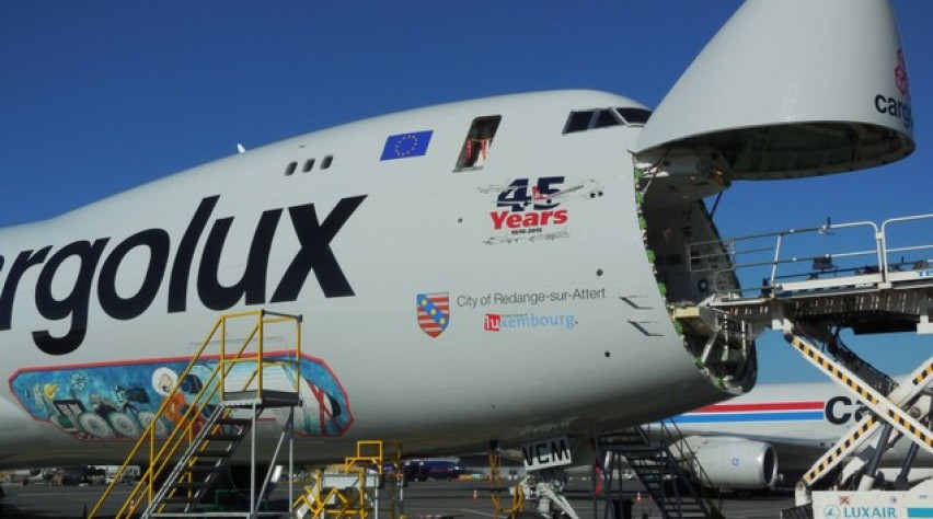 Foto (c) Reismedia boeing 747-8, freighter, cargolux