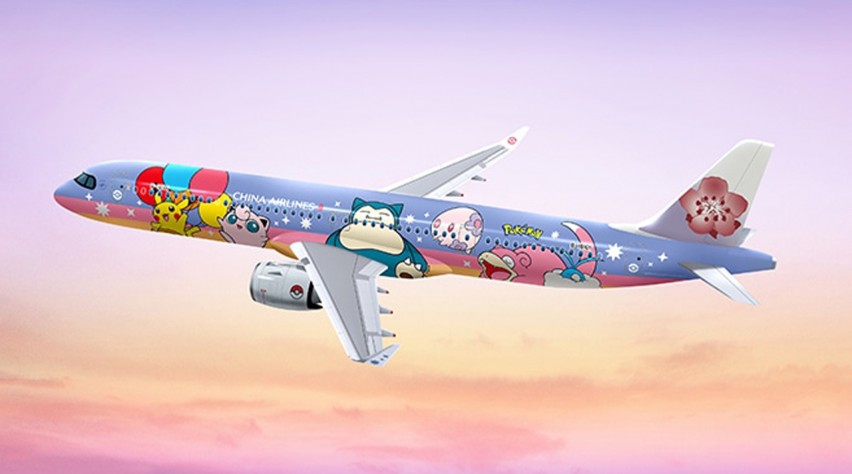 Foto (c) Pokémon Company Pokemon Jet China Airlines