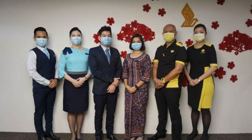 Foto (c) Singapore Airlines Singapore Airlines Crew Gevaccineerd