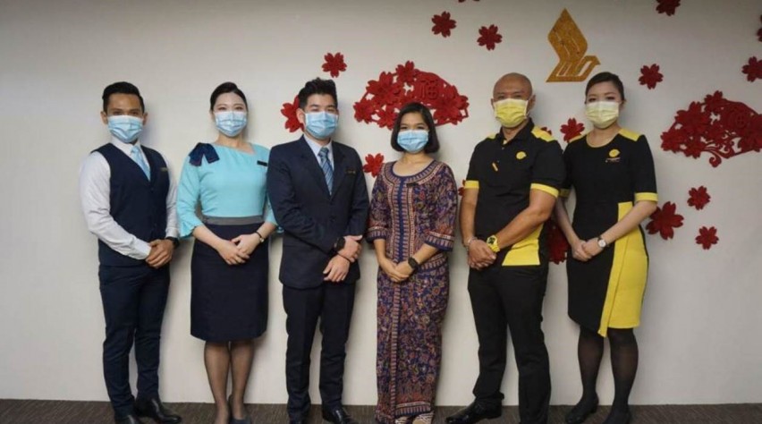 Singapore Airlines Crew Gevaccineerd