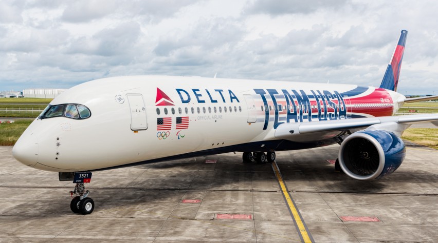 Foto (c) Delta Air Lines Delta Team USA A350