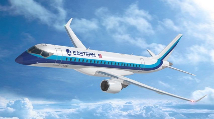 Foto (c) Mitsubishi Aircraft Corporation Eastern Air Lines MRJ90