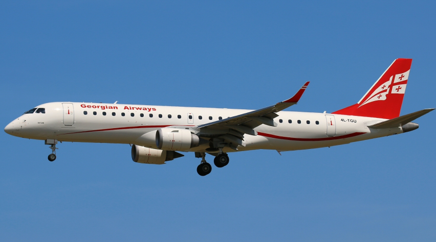 Foto (c) Georgian Airways Embraer E190 Georgian Airways