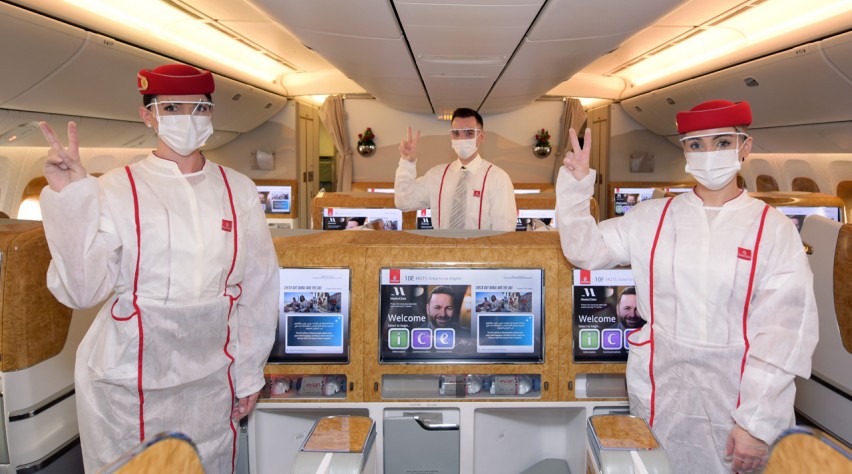 Emirates crew