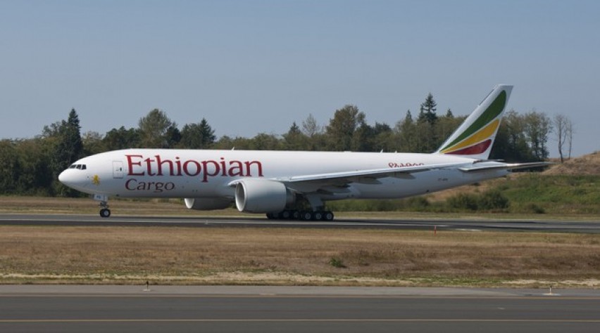 ethiopian airlines, cargo, boeing 777