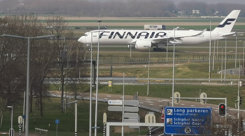 Finnair A350 Schiphol