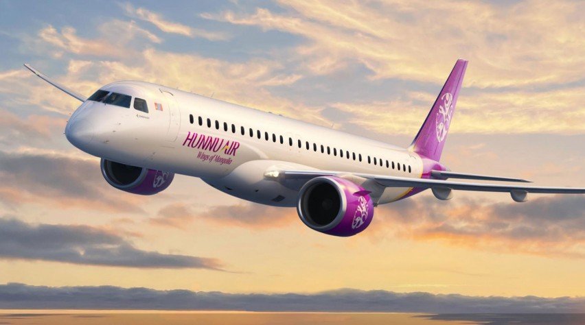Foto (c) Hunnu Air Hunnu Air Embraer E195-E2