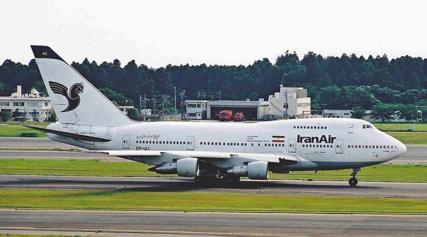 Foto (c) Ken Fielding Boeing 747SP Iran Air