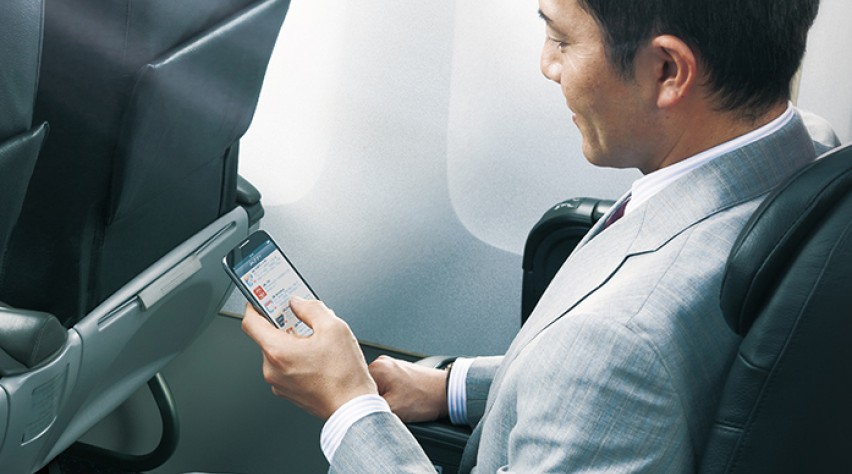 Foto (c) Japan Airlines Japan Airlines WiFi