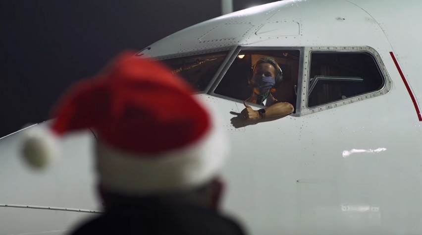 Transavia personeel kerstvideo