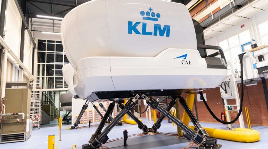 Foto (c) KLM KLM flight simulator