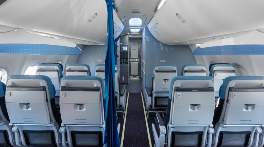 KLM cabine 737