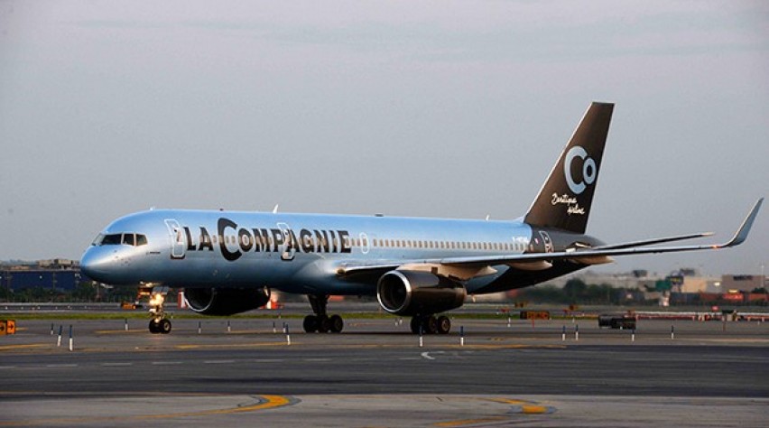 Foto (c) La Compagnie la compagnie, boeing 757, zakenroute, londen luton, newark