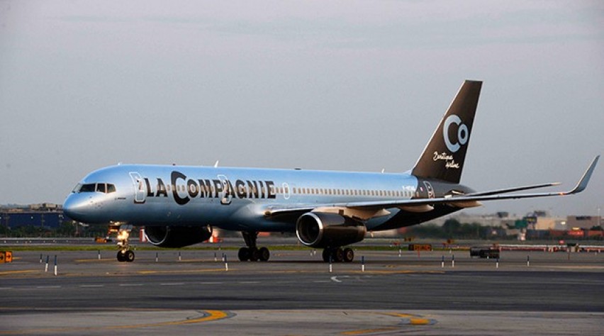 la compagnie, boeing 757, zakenroute, londen luton, newark