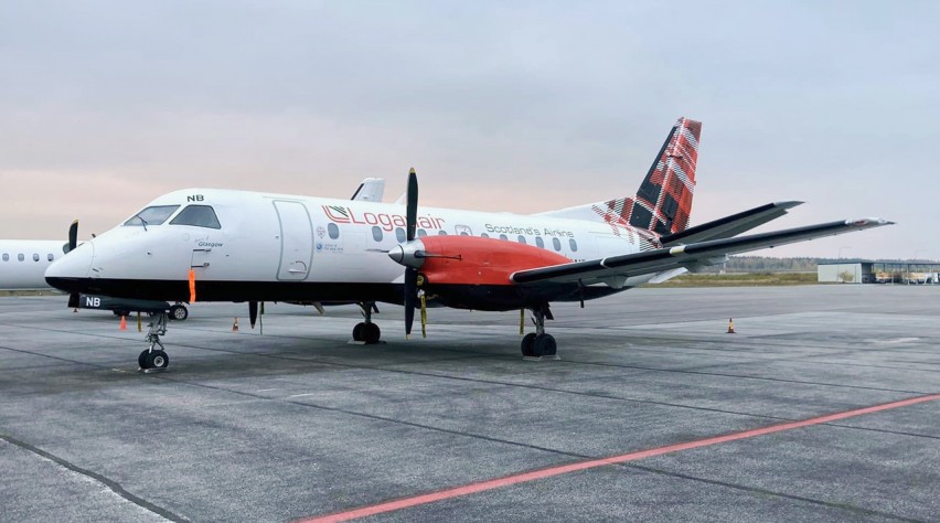 Foto (c) Täby Air Maintenance Loganair Saab 340