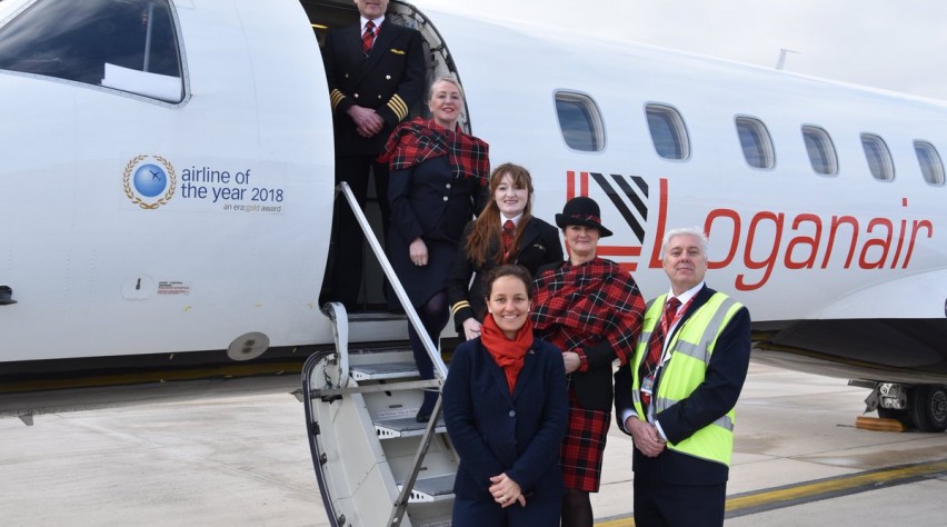 Foto (c) Brussels Airport Loganair Brussels Airport