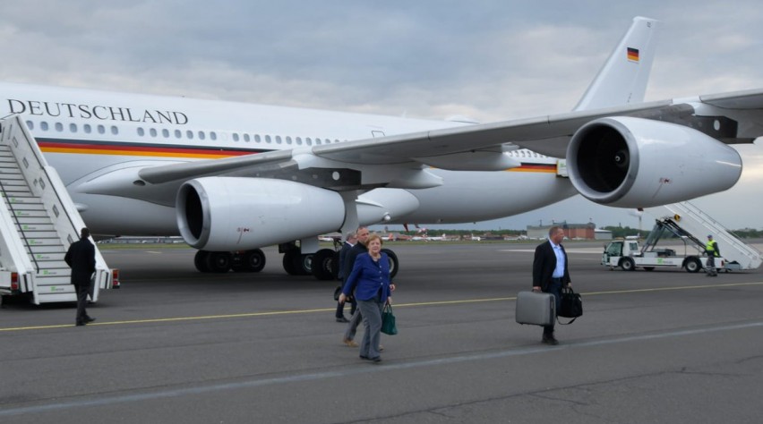Merkel Luftwaffe Airbus A340